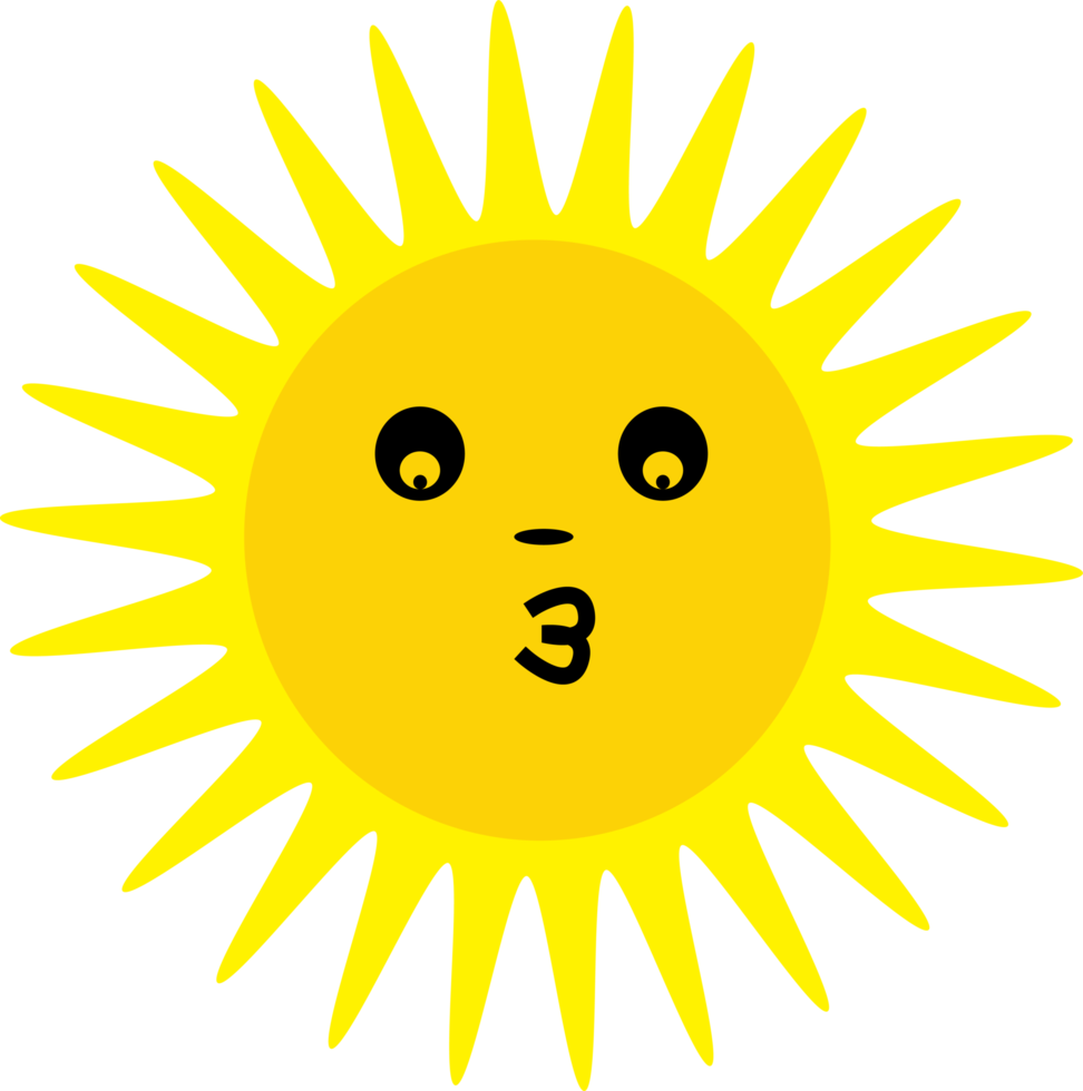 Sonne Symbol Emotion Cartoon Zeichen Symboldesign png