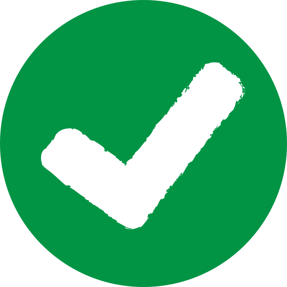 Tick icon accept approve sign design png