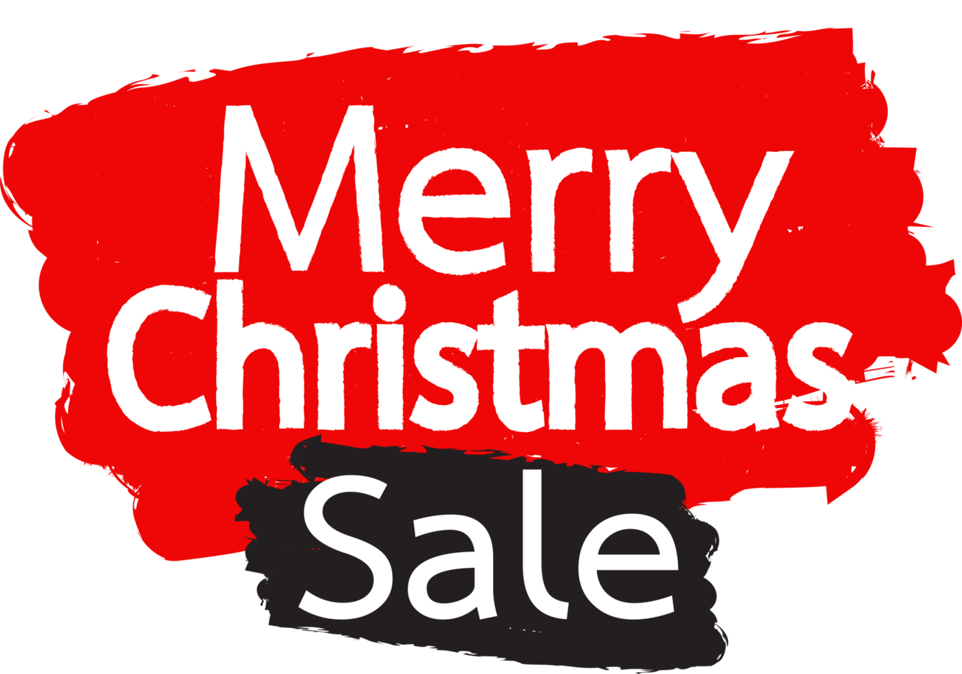 Merry Christmas text Lettering design png