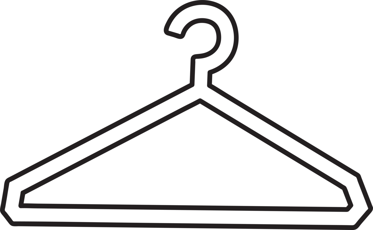 diseño de símbolo de signo de icono de suspensión de ropa png