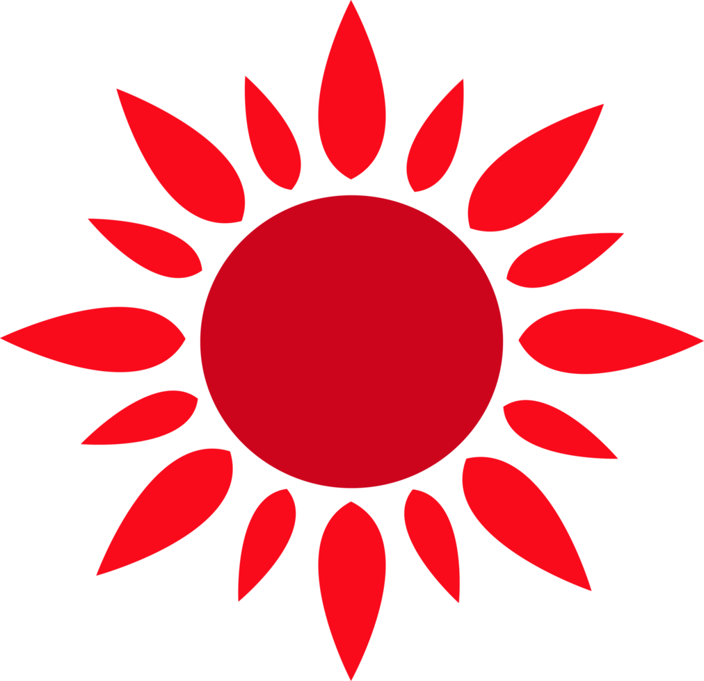 Sun icon sign symbol design png