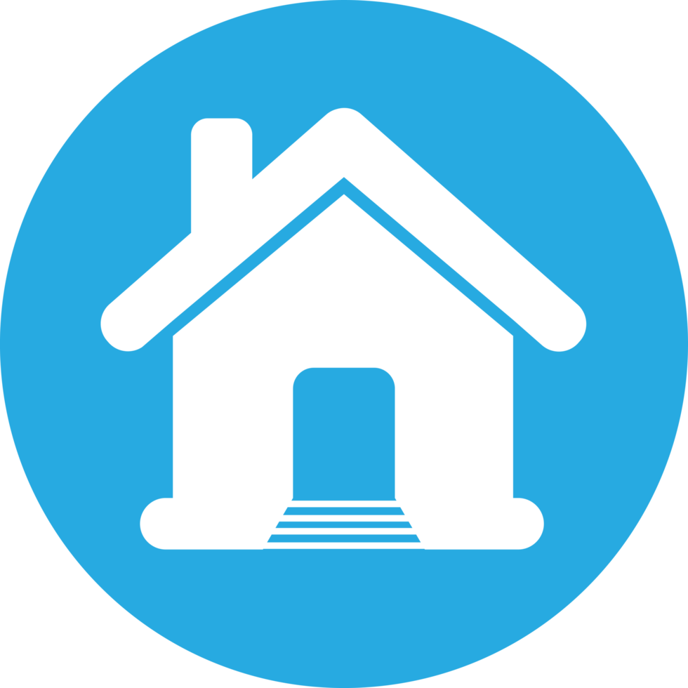 House symbol and home icon sign design png