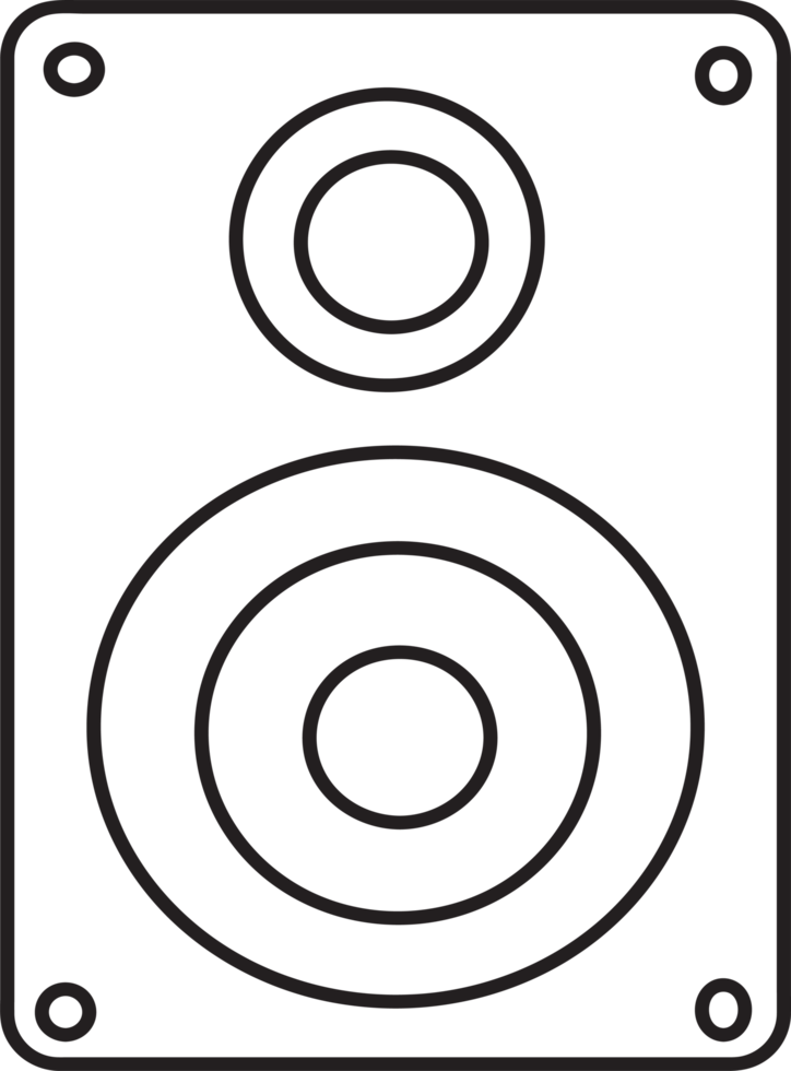 altofalantes de áudio ícone sinal símbolo design 9973159 PNG