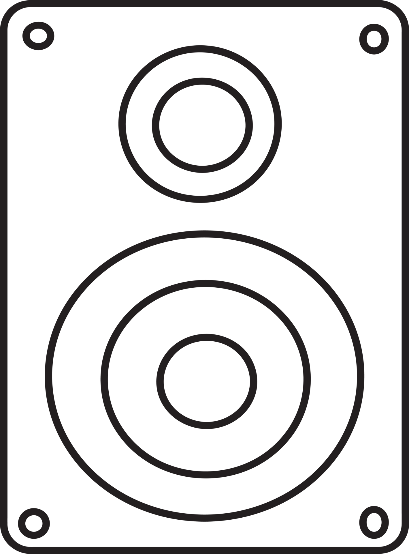 Audio speakers icon sign symbol design 9973159 PNG