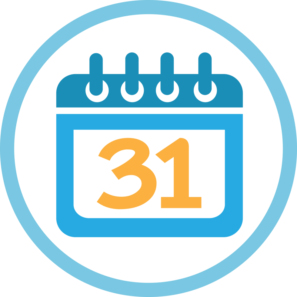 Calendar icon sign symbol design png