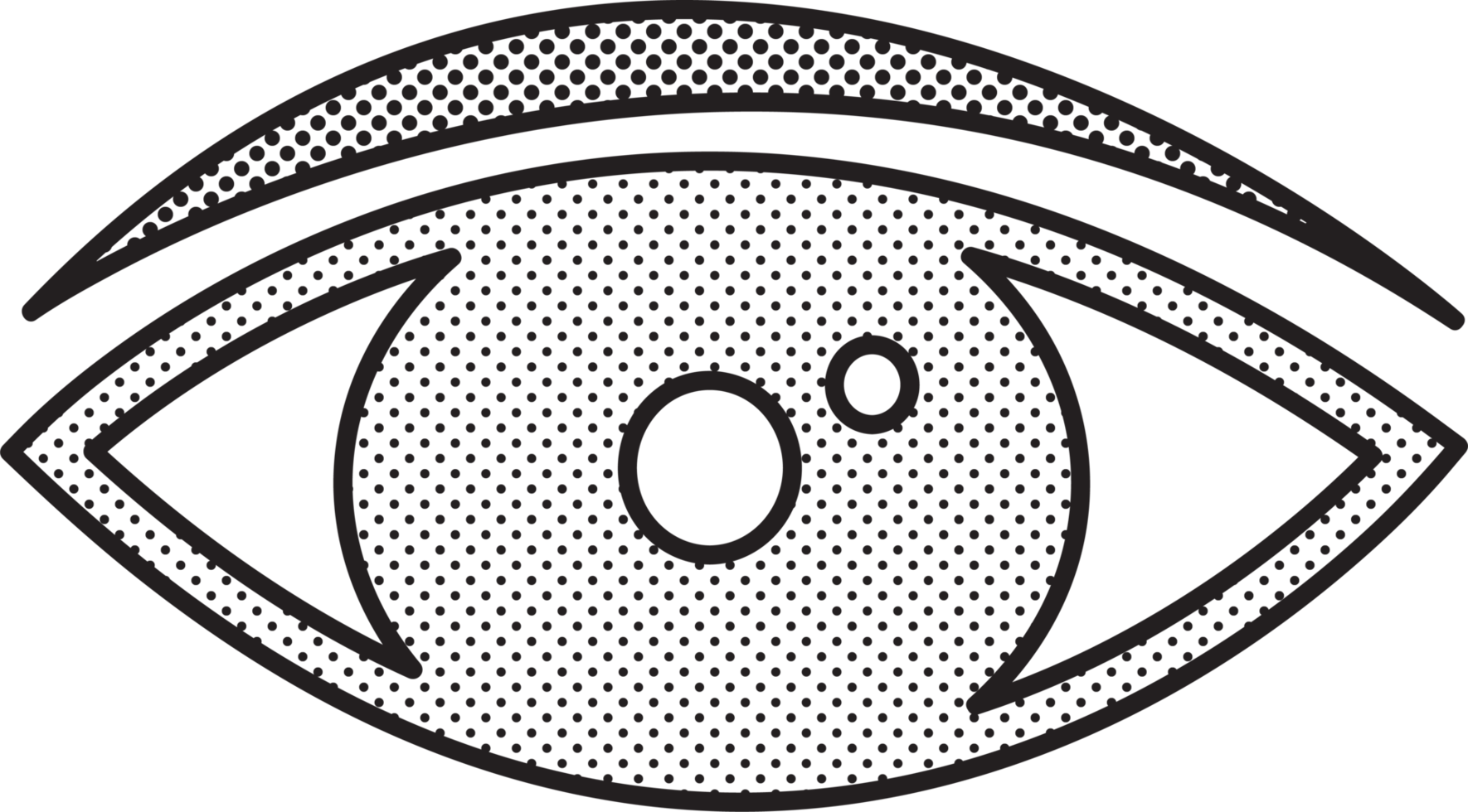 Eye icon sign symbom design png