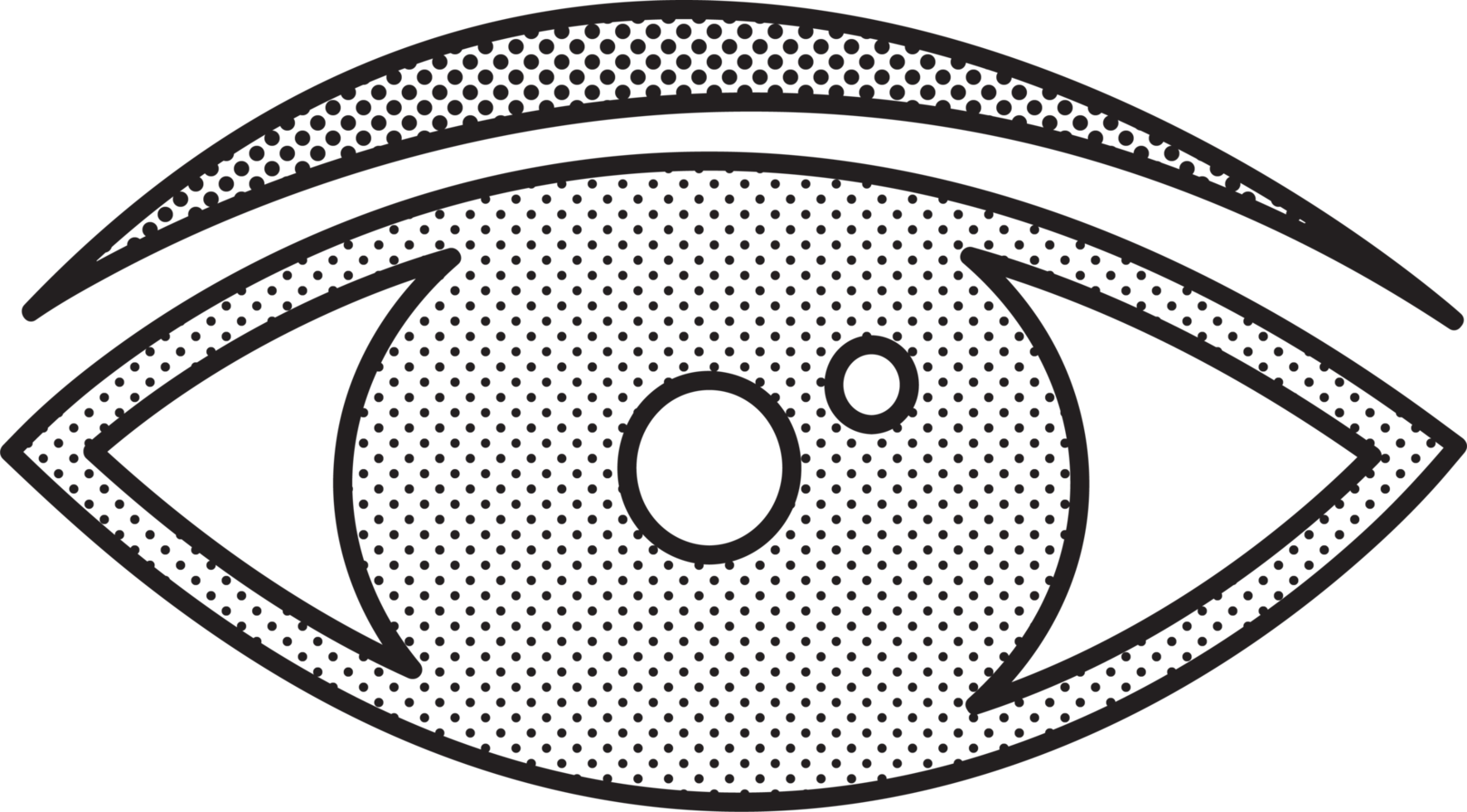 diseño de símbolo de signo de icono de ojo png