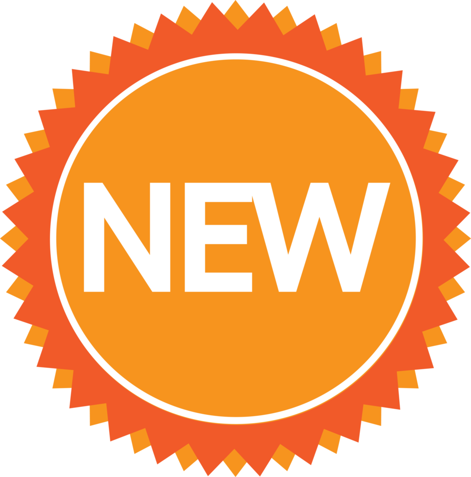 New sign icon button design png