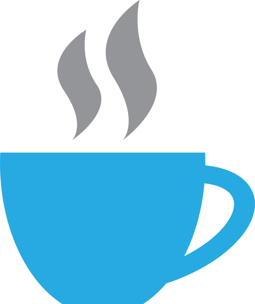 diseño de símbolo de signo de icono de café png