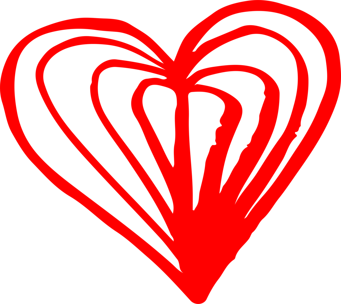 hand rita hjärtat ikon kärlek tecken design png