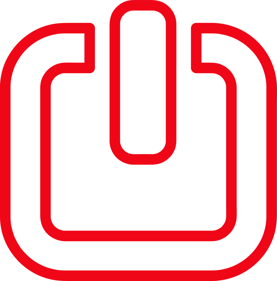Power icon sign symbol design png