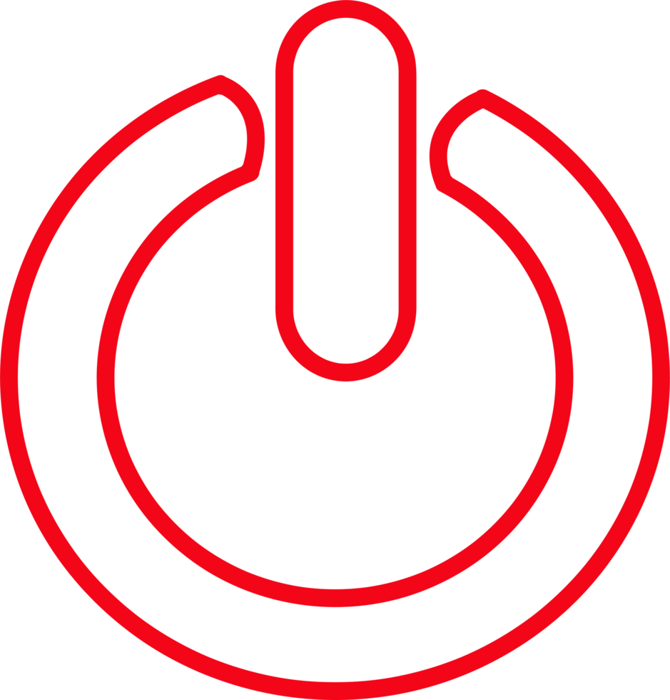 Power-Symbol-Zeichen-Symbol-Design png