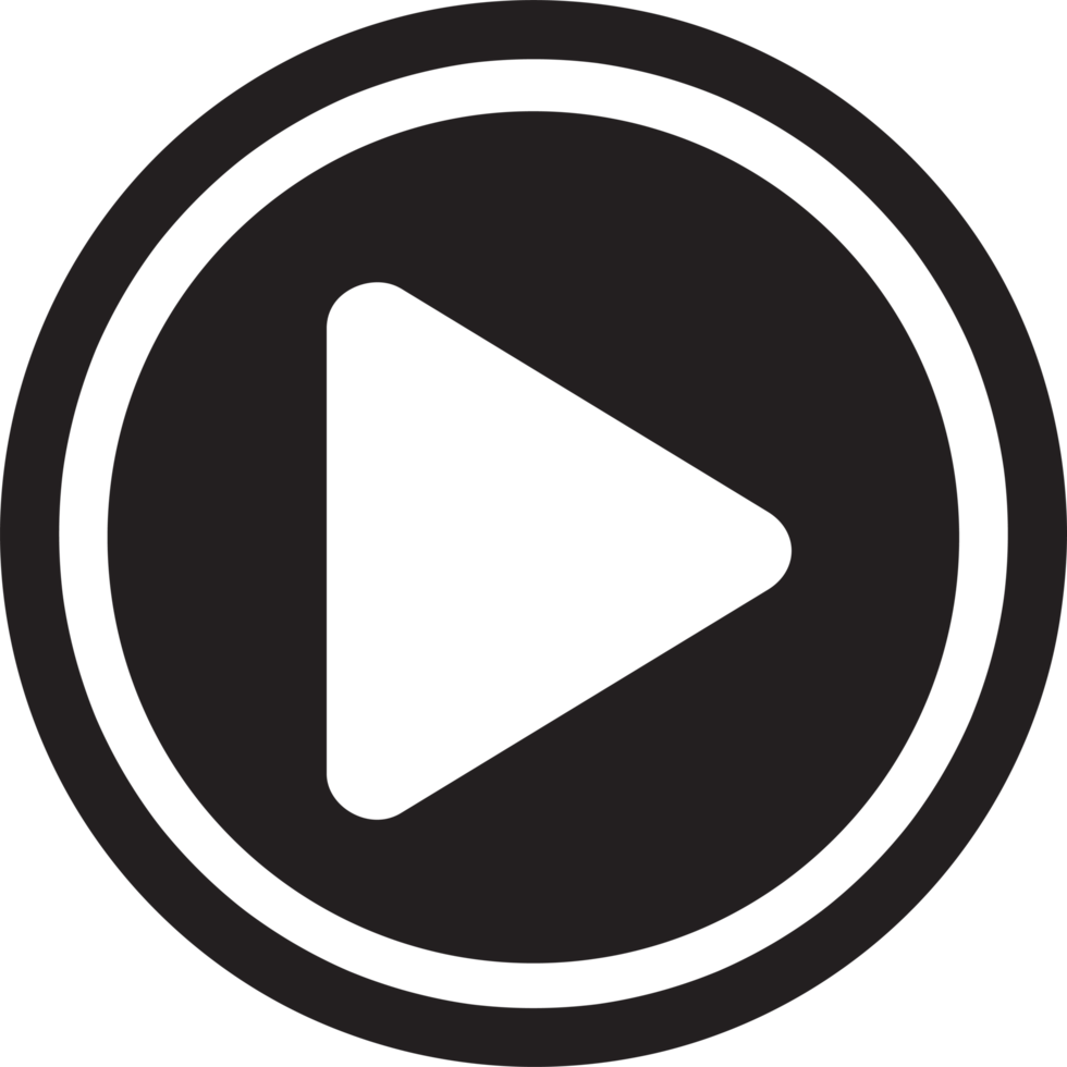 Play Button icon sign design png