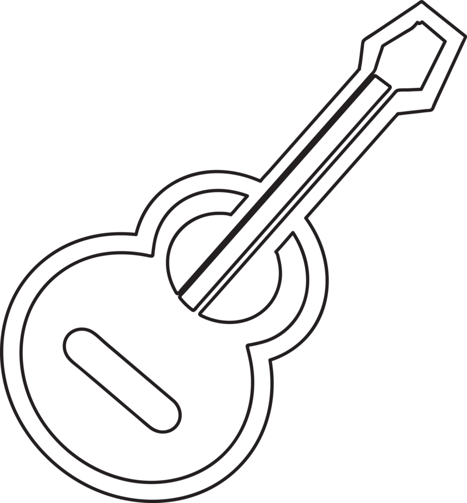 acoustic guitar icon sign symbol design png