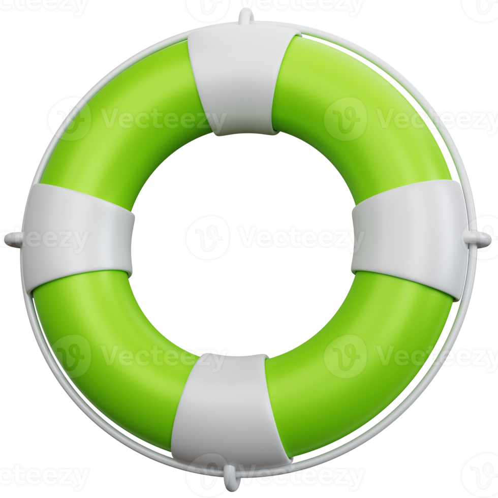 3d rendering lifebuoy isolated png