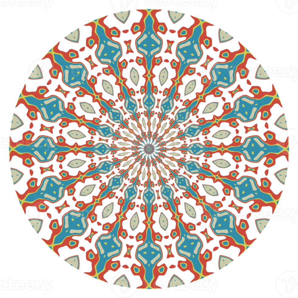 Mandala pattern illustration png