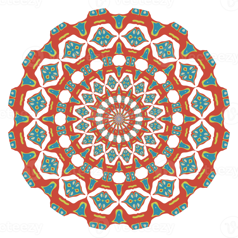 Mandala pattern illustration png