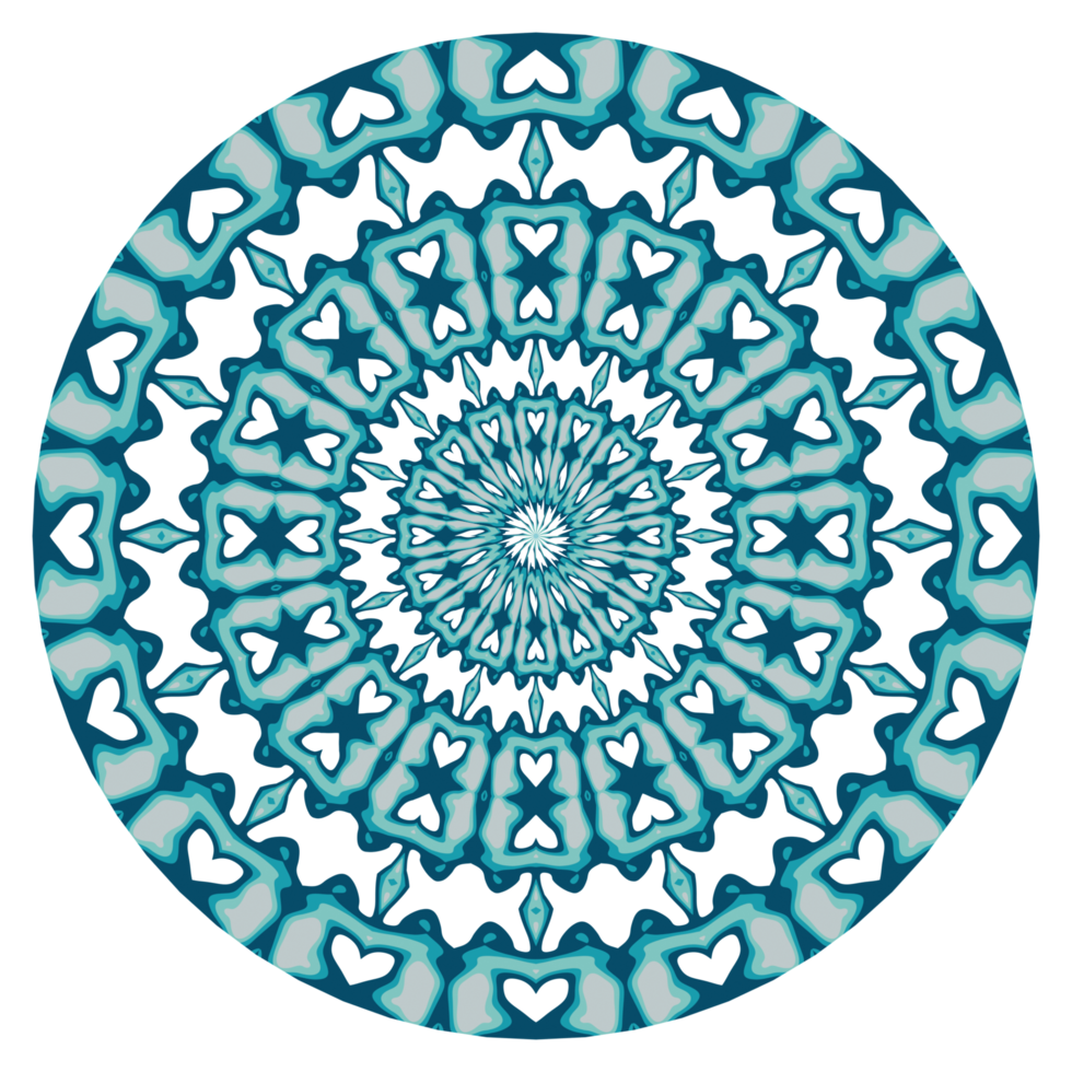 Mandala ornament decoration png