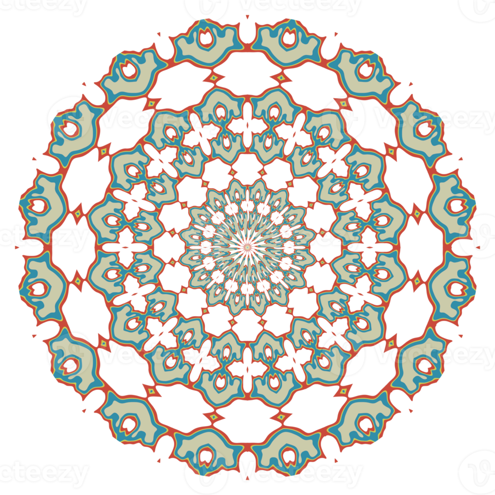 Mandala pattern illustration png