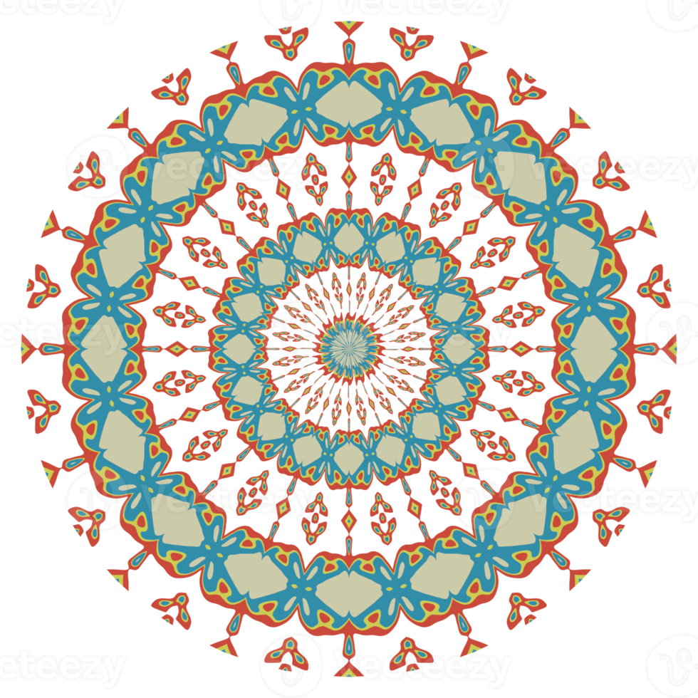 Mandala pattern illustration png