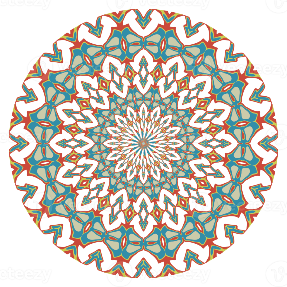 Mandala pattern illustration png