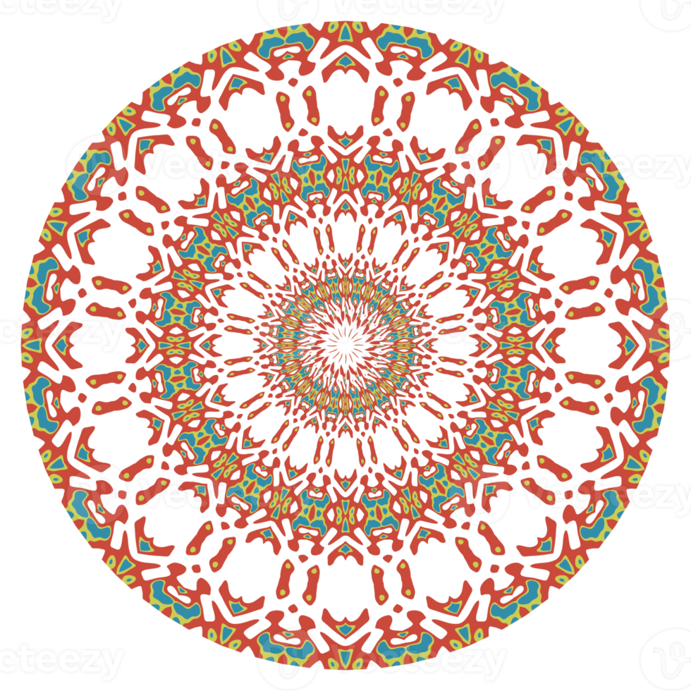 Mandala pattern illustration png