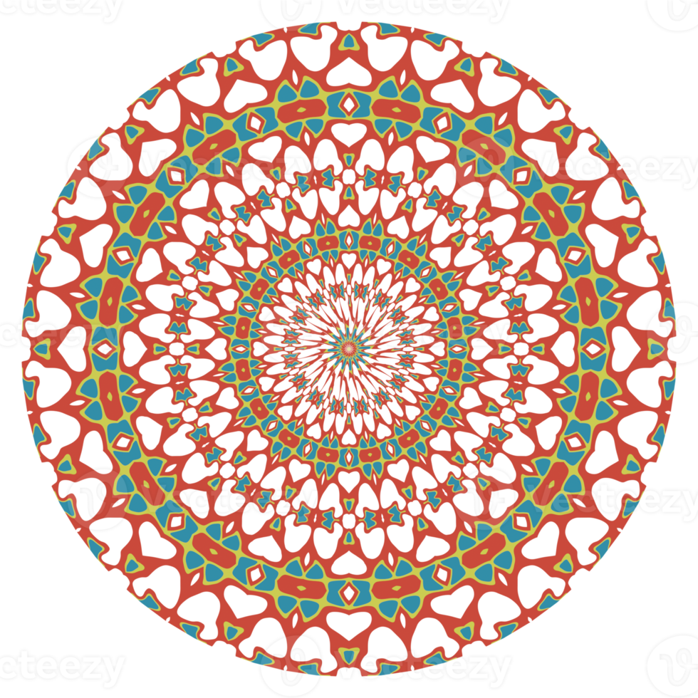 Mandala pattern illustration png