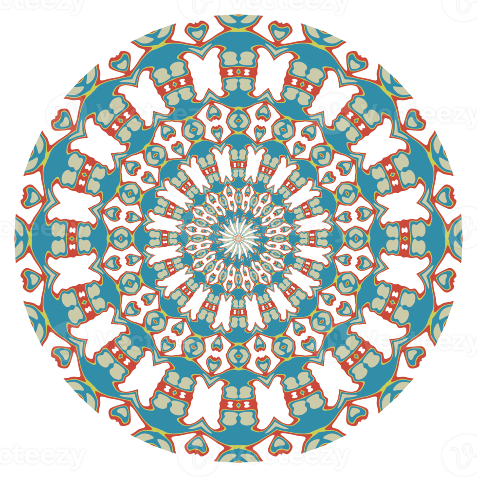 Mandala pattern illustration png