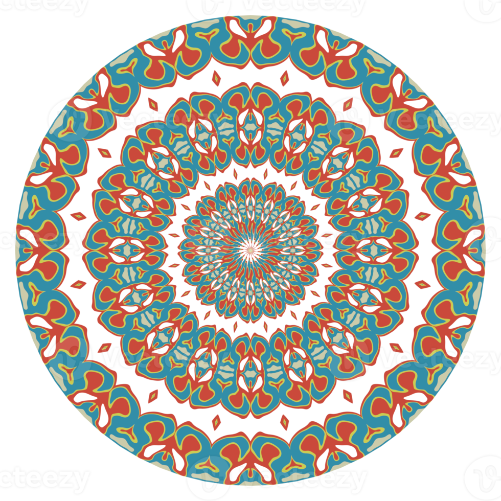 Mandala pattern illustration png