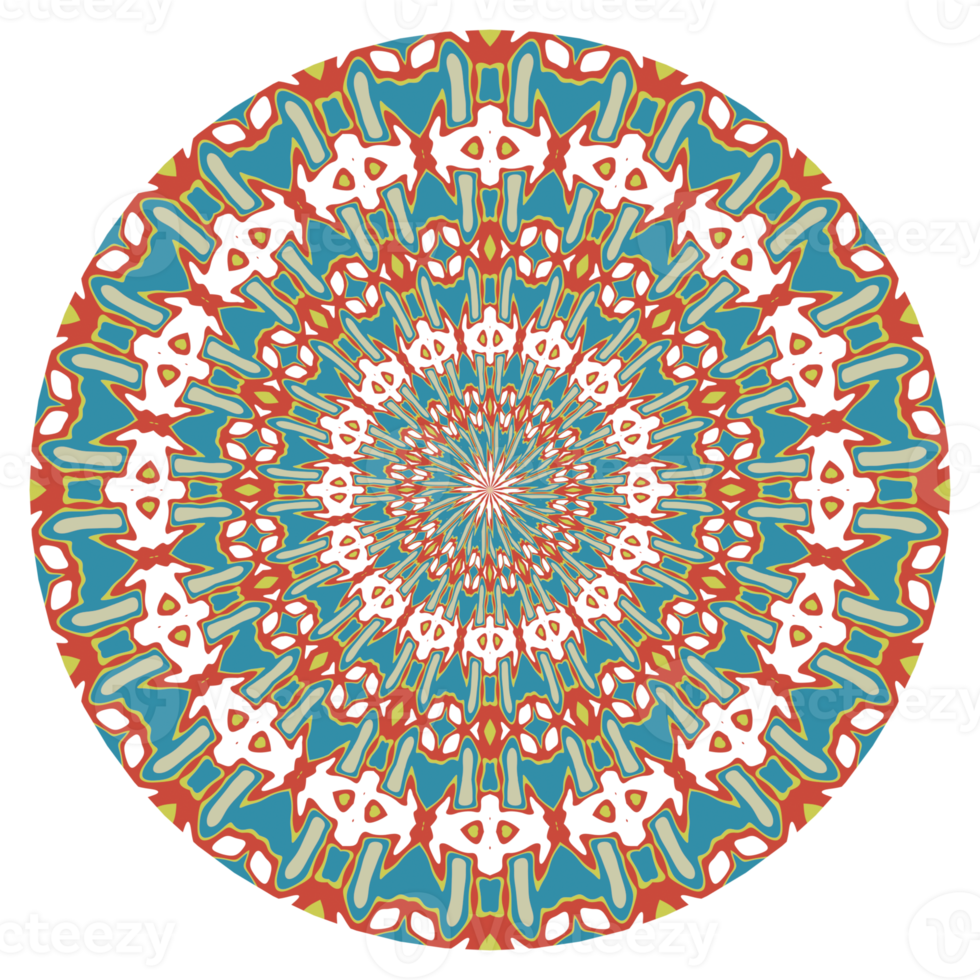 Mandala pattern illustration png