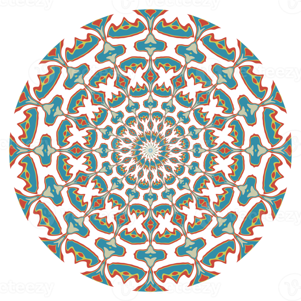 Mandala pattern illustration png