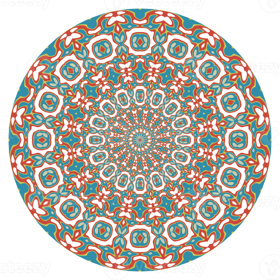 Mandala pattern illustration png
