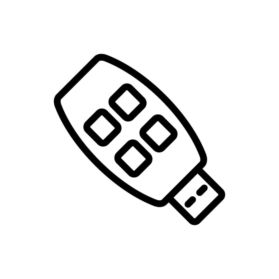 alarm control panel icon vector outline illustration