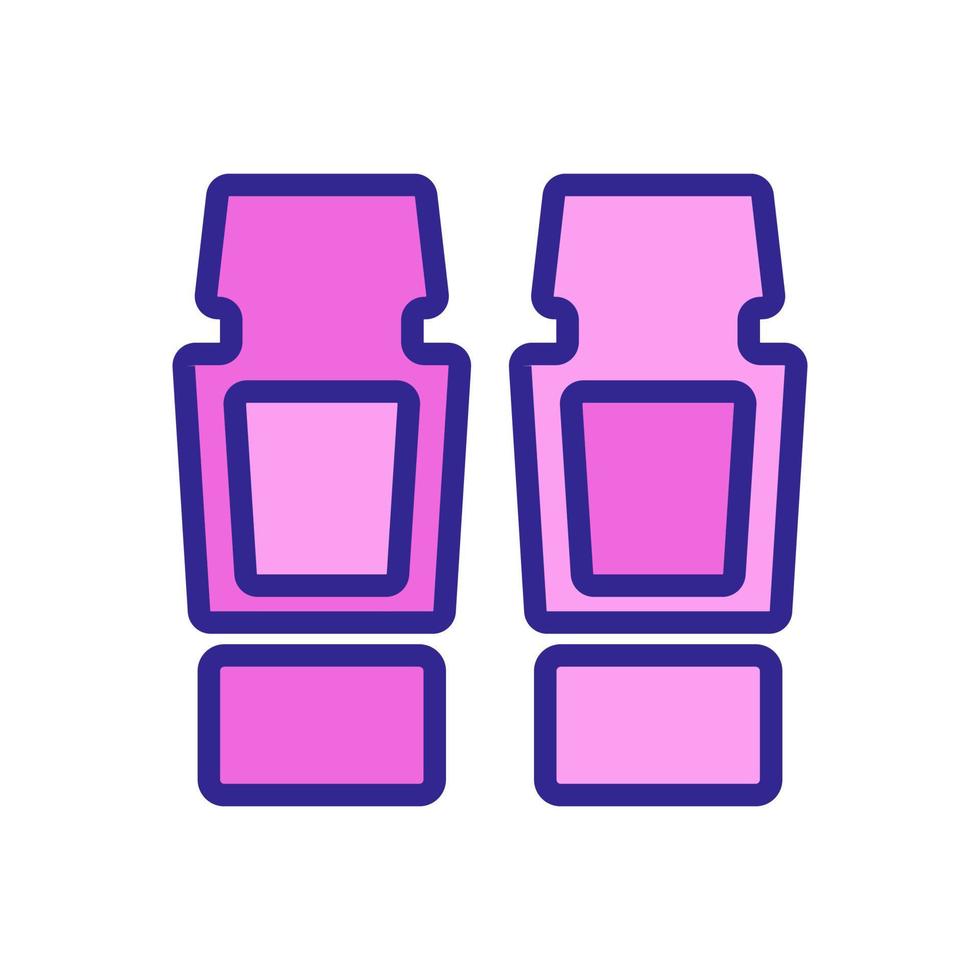 protective car floor mats icon vector outline illustration