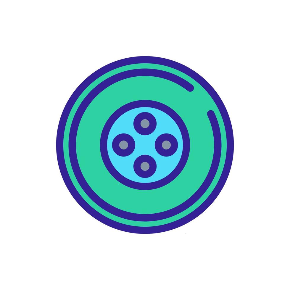 car wheel icon vector outline illustration