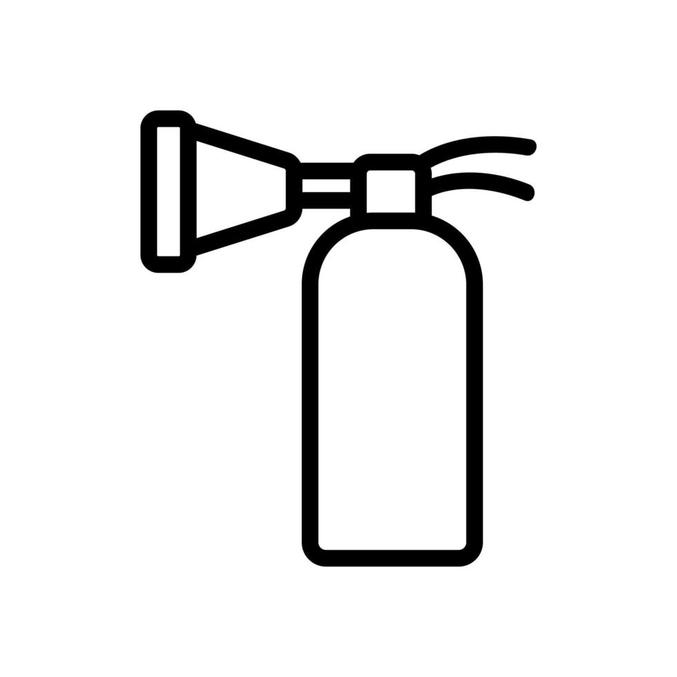 fire extinguisher icon vector outline illustration