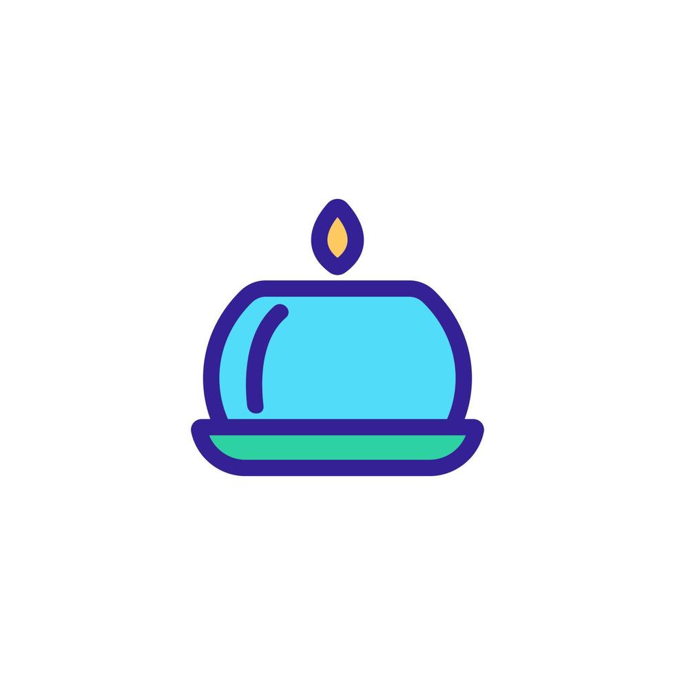 Illumination icon vector. Isolated contour symbol illustration vector