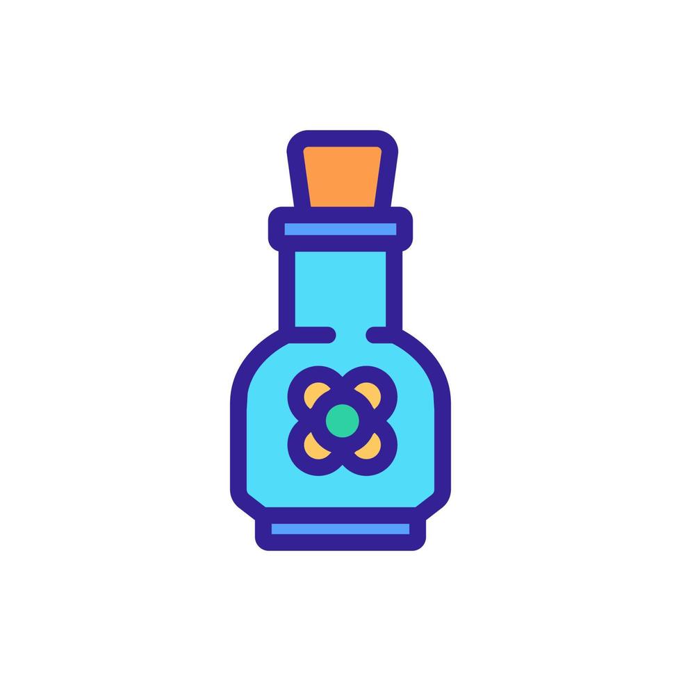 canola elixir bottle icon vector outline illustration