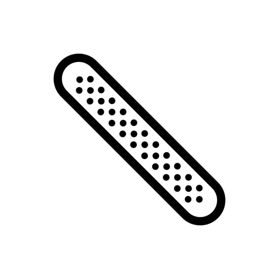 nail file for extended nails icon vector