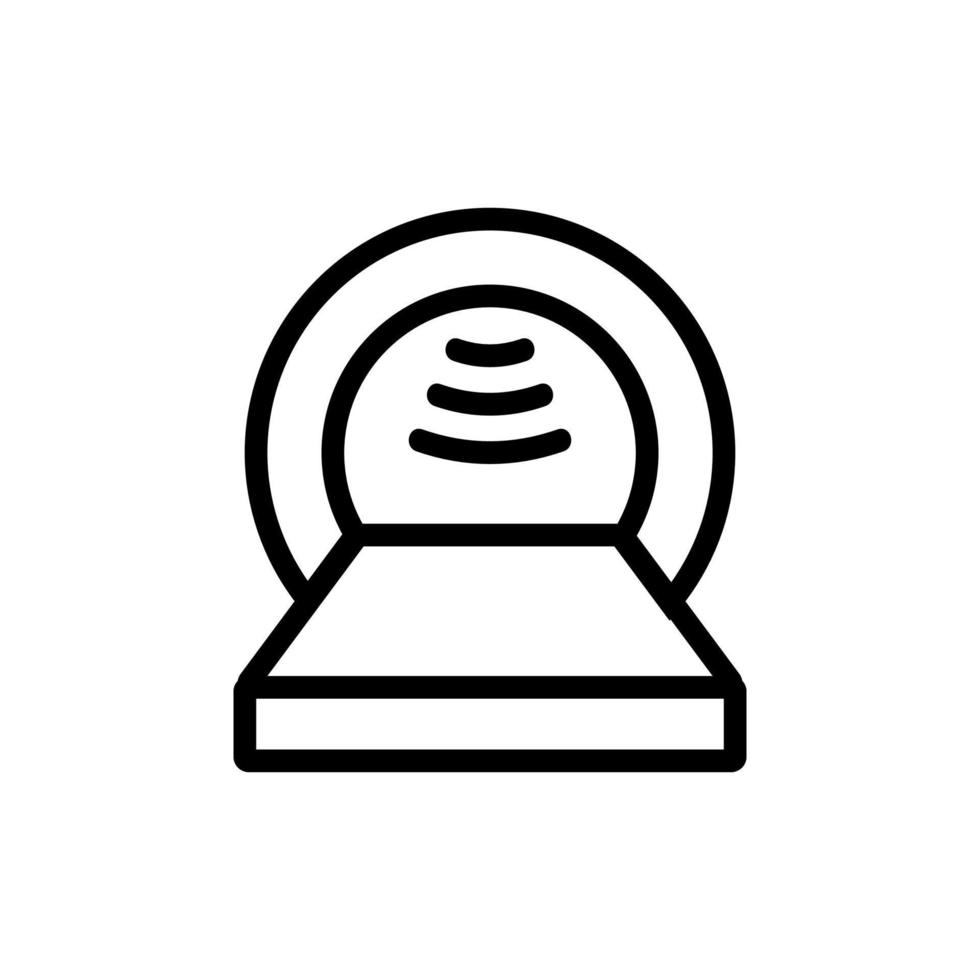 instant resonant therapy icon vector. Isolated contour symbol illustration vector