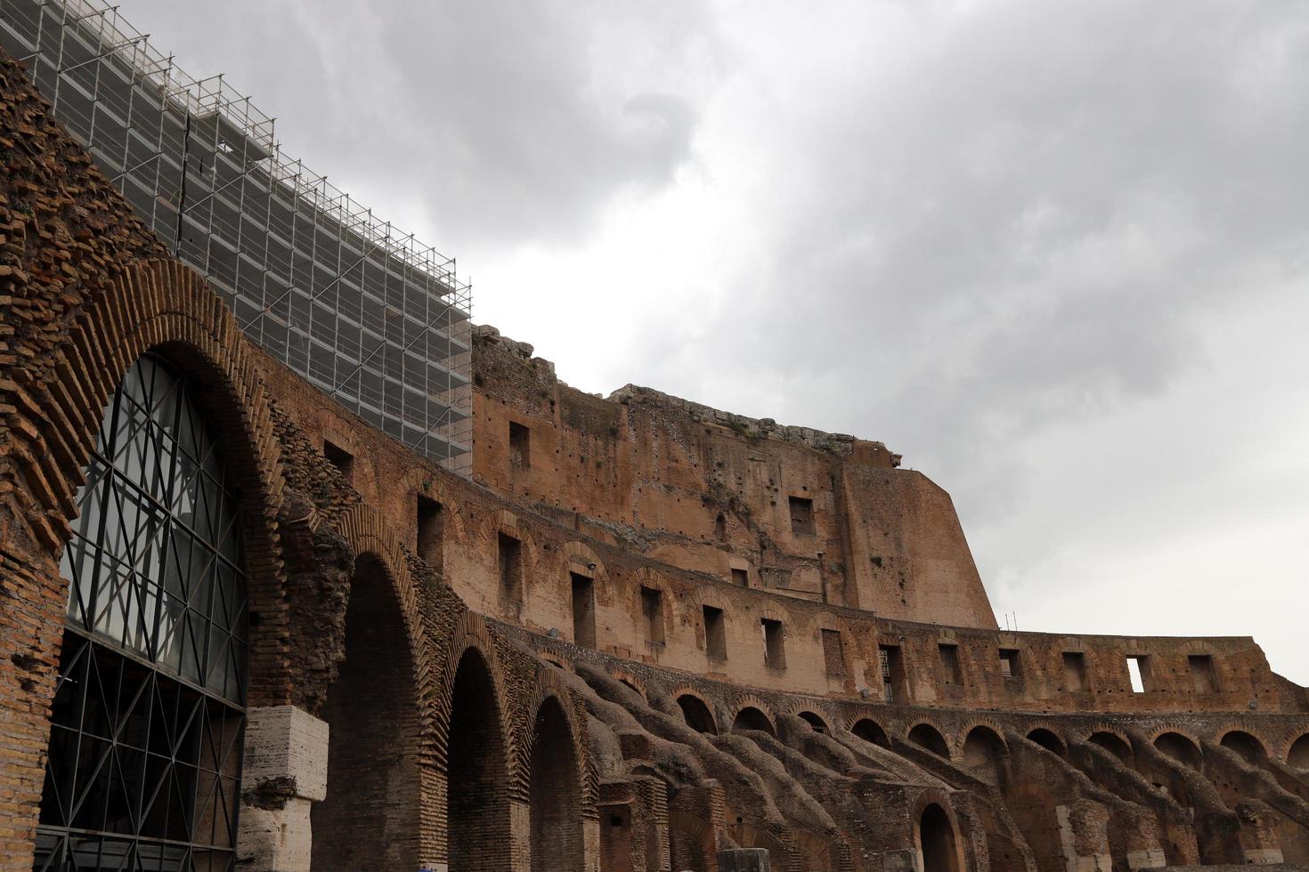 May 6, 2022 Colosseum Italy. The Colosseum is an architectural monument of ancient Rome. photo