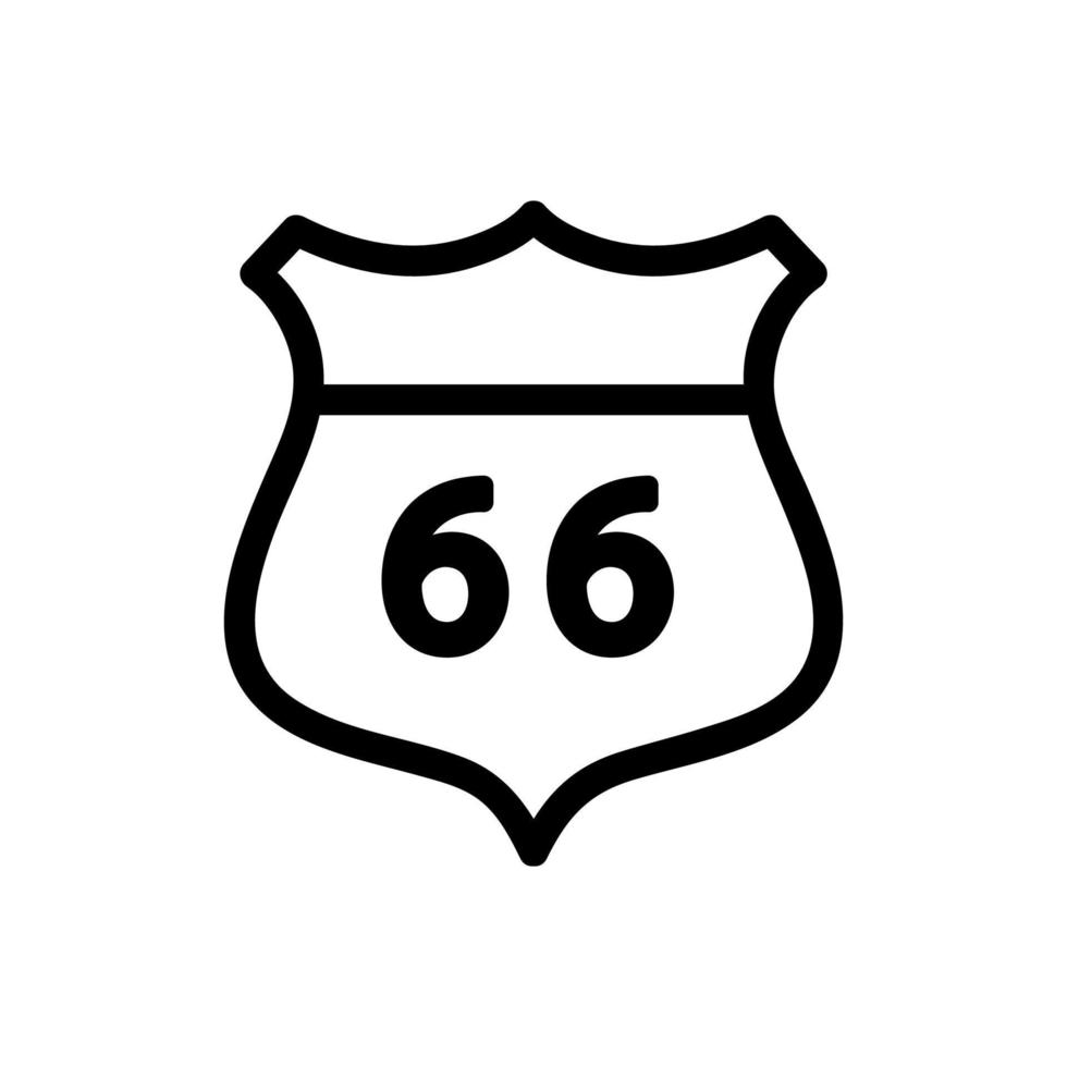 Sheriff sign icon vector. Isolated contour symbol illustration vector