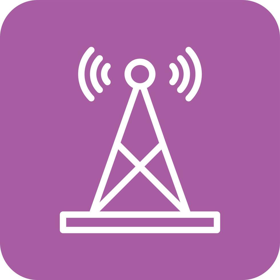 Signal tower Vector Icon Design Illustration