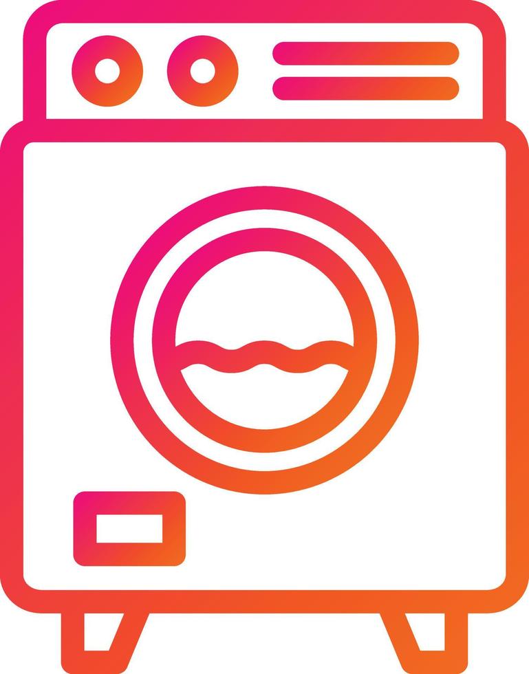 Washing machine Vector Icon Design Illustration