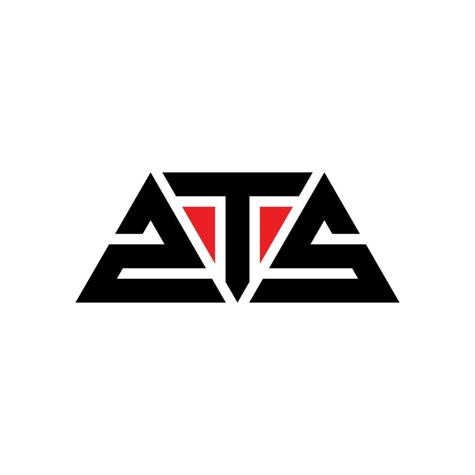 ZTS triangle letter logo design with triangle shape. ZTS triangle logo design monogram. ZTS triangle vector logo template with red color. ZTS triangular logo Simple, Elegant, and Luxurious Logo. ZTS