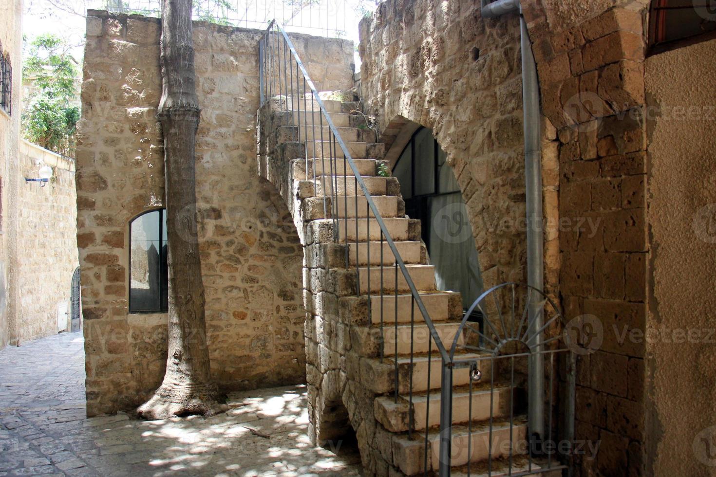 Staircase for going up and down. photo
