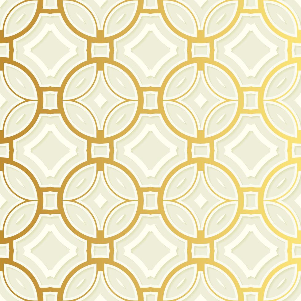 elegant white 3d abstract pattern background vector