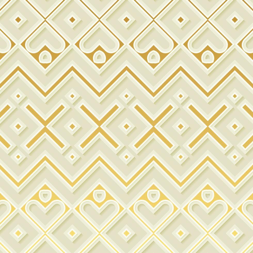 elegant white 3d abstract pattern background vector