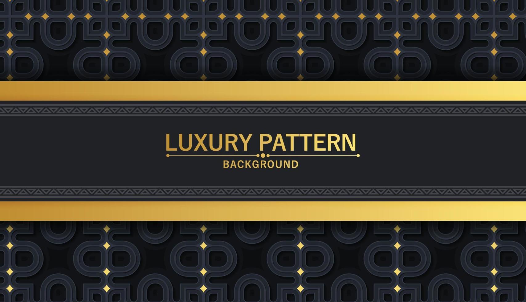 Elegant pattern style dark background vector