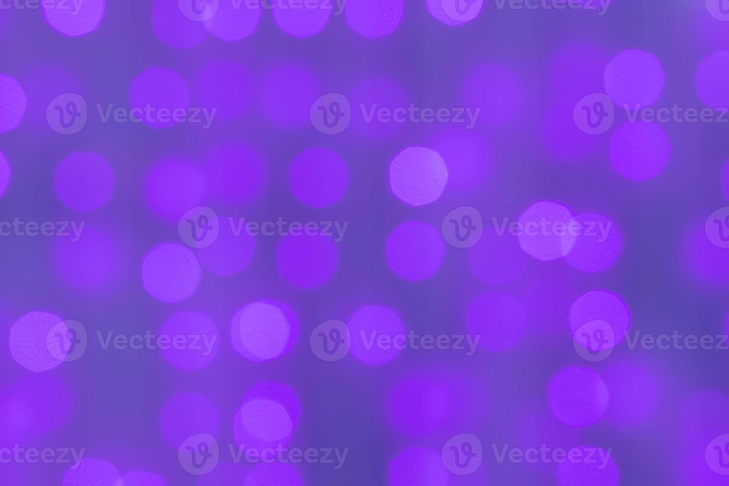 Decorative blue LED lights on wires - Defocused gradient background photo